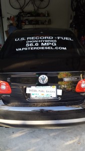 U.S. Record set for Non-Hybrid and Non-Hypermiling Diesel